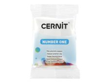 Cernit Number One - Pâte à modeler - 56 g - blanc - argile polymère