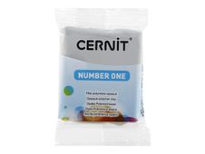 Cernit Number One - Pâte à modeler - 56 g - gris - argile polymère