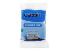Cernit Number One - Pâte à modeler - 56 g - bleu - argile polymère