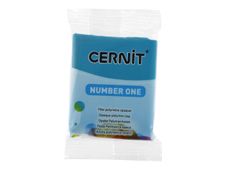 Cernit Number One - Pâte à modeler - 56 g - bleu canard - argile polymère
