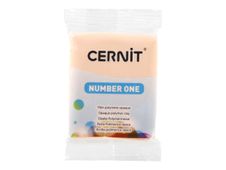 Cernit Number One - Pâte à modeler - 56 g - pêche - argile polymère