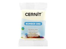 Cernit Number One - Pâte à modeler - 56 g - vanille - argile polymère