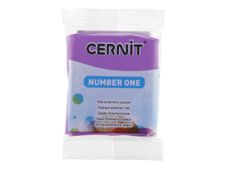Cernit Number One - Pâte à modeler - 56 g - mauve - argile polymère