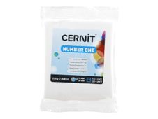 Cernit Number One - Pâte à modeler - 250 g - blanc - argile polymère