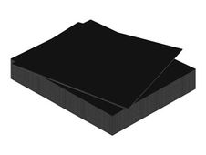 Kangaro - Panneau de mousse - 50 x 70 cm - noir - papier (pack de 15)