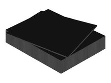 Kangaro - Panneau de mousse - 50 x 70 cm - noir - papier (pack de 15)