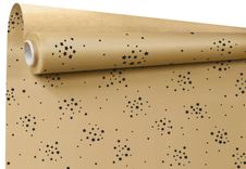 Rouleau papier cadeau kraft Starry 0,70 x 50 m