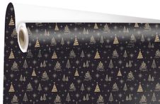 Rouleau papier cadeau couché Réveillon 0,70 x 50 m