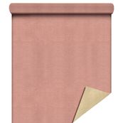 Papier cadeau kraft recyclée lisse rose pale - 70 cm x 50 m