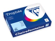 Clairefontaine Trophée -Papier - bleu ciel - A4 (210 x 297 mm) - 80 g/m² - Ramette de 500 feuilles 