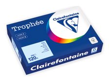 Clairefontaine Trophée - Papier - bleu - A4 (210 x 297 mm) - 120 g/m² - Ramette de 250 feuilles 
