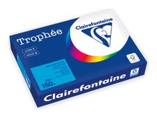 Clairefontaine Trophée - Papiers - bleu intense - A4 (210 x 297 mm) - 160 g/m² - Ramette de 250 feuilles 