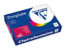 Clairefontaine Trophée - Papiers - rouge intense - A4 (210 x 297 mm) - 160 g/m² - Ramette de 250 feuilles 
