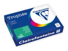 Clairefontaine Trophée - Papier - vert forêt - A4 (210 x 297 mm) - 120 g/m² - Ramette de 250 feuilles 