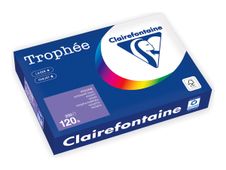 Clairefontaine Trophée - Papier - lilas intense - A4 (210 x 297 mm) - 120 g/m² - Ramette de 250 feuilles 