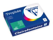 Clairefontaine Trophée - Papier - vert forêt - A4 (210 x 297 mm) - 160 g/m² - Ramette de 250 feuilles 