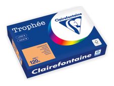 Clairefontaine Trophée - Papier - orange - A4 (210 x 297 mm) - 120 g/m² - Ramette de 250 feuilles 