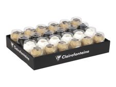 Clairefontaine - 24 œufs de bolduc -Ruban d'emballage cadeau - 0.7 cm x 10 m - noir, blanc, kraft