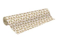 Clairefontaine Christmas - Emballage cadeau - 70 cm x 50 m - 70 g/m² - pain d'épices - blanc - papier kraft recyclé