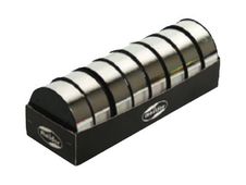 Clairefontaine - 8 bobinots - Bolduc Métallisé - Ruban d'emballage cadeau 2.5 cm x 10 m - argent métallique 