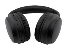 CoolBox AIR-40 - Auriculares con diadema con micro - en oreja - Bluetooth - inalámbrico - cancelación de sonido activo - aislamiento de ruido - negro