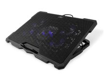 CoolBox - Almohadilla refrigerante para portátil - ajustable - con concentrador USB de 2 puertos - 17.3"