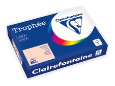 Clairefontaine Trophée -Papier - saumon - A4 (210 x 297 mm) - 80 g/m² - Ramette de 500 feuilles 