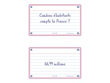 Oxford FLASH 2.0 - Fiche d'index - 75 x 125 mm - paysage - 80 feuilles - blanc - ligné