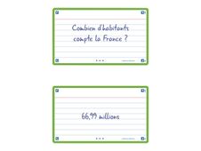 Oxford FLASH 2.0 - Fiche d'index - 75 x 125 mm - paysage - 80 feuilles - blanc - ligné