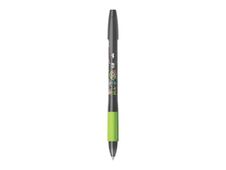 BIC Illusion - Roller - non permanent - encre gel - 0.7 mm - pointe moyenne - avec gomme - noir
