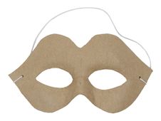 Decopatch - Masque inachevé - œil - charming - 5 x 16 x 9.5 cm - kraft - papier mâché