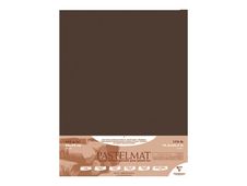 Clairefontaine Pastelmat - Papier - 500 x 700 mm - 5 feuilles - anthracite - 360 g/m²