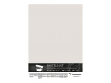Clairefontaine Pastelmat - Carte pour le pastel - 500 x 700 mm - 5 feuilles - gris clair
