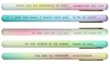 Rollink métal INK "Poetry of Love" 5 designs assortis 