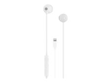 T'nB CURV - Auriculares internos con micro - en oreja - cableado - Lightning - blanco
