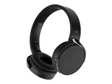 T'nB SINGLE 2 - Auriculares con diadema con micro - tamaño completo - Bluetooth - inalámbrico - conector de 3,5 mm - negro
