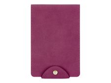 Oberthur Paola - Cahier de notes - petit - A6 (105 x 148 mm) - 100 feuilles / 200 pages - doublé - lies de vin - polyuréthane (PU)