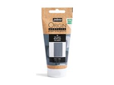Pebeo Origin - Peinture - acrylique à base d'eau - gris neutre - opaque - mat - 60 ml
