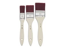 Pebeo Artist - Lot de pinceaux - 3 parties - plat - taille : 40, 50, 25