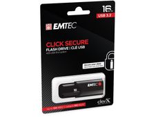 EMTEC B120 Click Secure - 16 GB - USB Type-A - 3.2