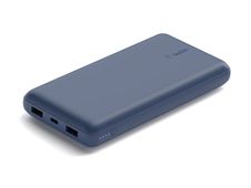 Belkin BOOST CHARGE - Batterie externe - 20000 mAh - 3 connecteurs de sortie (2xUSB-C & 1xUSB-A) - bleu