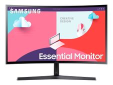 Samsung S24C366EAU - S36C Series - écran LED - incurvé - 24" - 1920 x 1080 Full HD (1080p) @ 75 Hz - VA - 250 cd/m² - 3000:1 - 4 ms - HDMI, VGA - noir