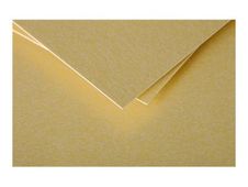 Clairefontaine Pollen - Papier - or - 160 x 160 mm - 210 g/m² - 25 carte(s) cartes pliées en deux