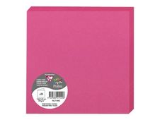 Clairefontaine Pollen - Papier - Fuchsia - 160 x 160 mm - 210 g/m² - 25 carte(s) cartes pliées en deux
