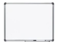 Rocada VISUALLINE - Encerado - montaje en pared - 600 x 450 mm - acero lacado - magnético - blanco - marco de aluminio