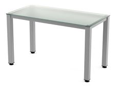 Rocada Executive - Mesa - rectangular - translúcido - aluminio base