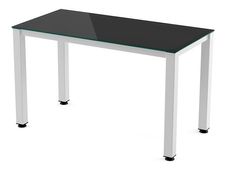 Rocada Executive - Mesa - rectangular - negro - blanco base