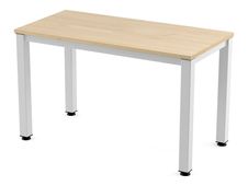 Rocada Executive - Mesa - rectangular - verde haya - blanco, RAL 9003 base