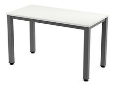 Rocada Executive - Mesa - rectangular - blanco - antracita base