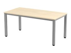 Rocada Executive - Mesa - rectangular - verde haya - gris, RAL 9006 base